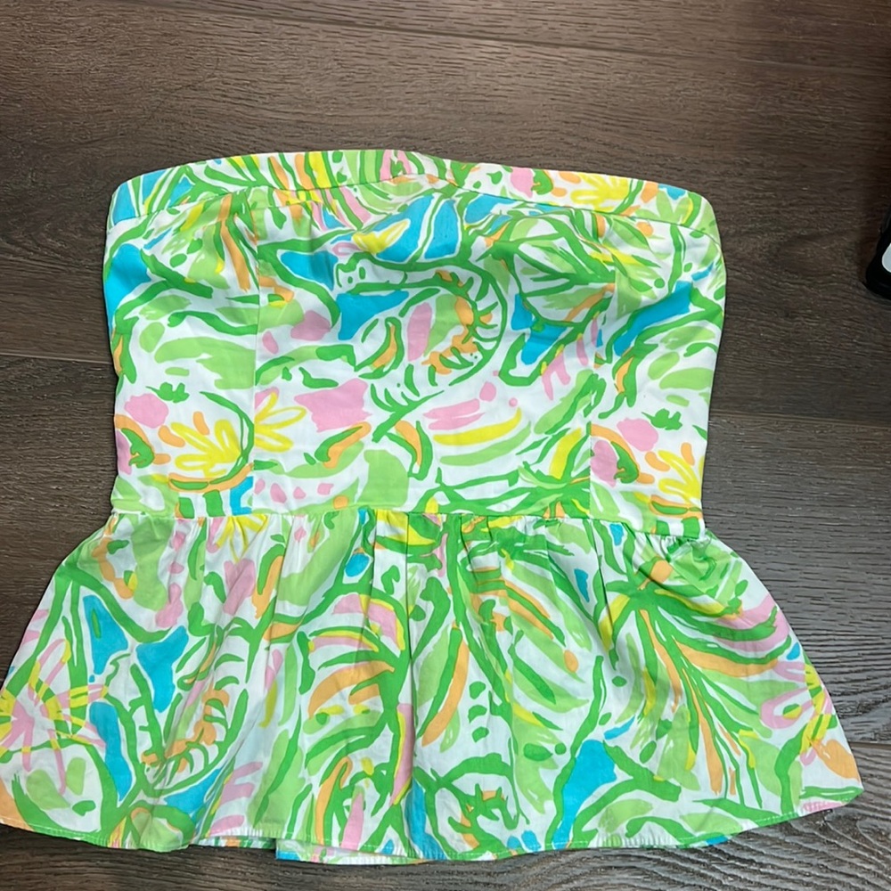 Lilly Pulitzer tube peplum top